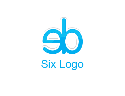 letter BE joined together
