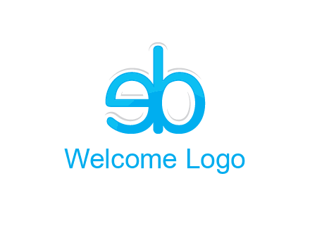 letter BE joined together