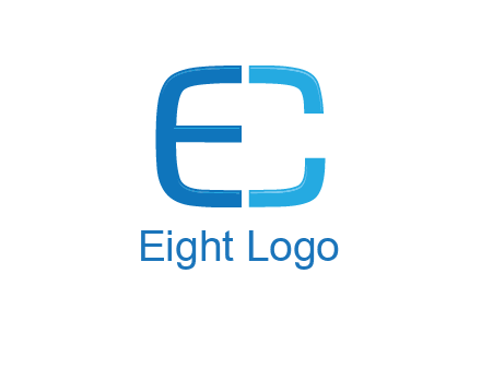 letter C forming letter E