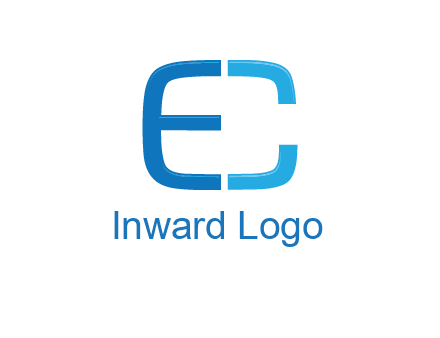 letter C forming letter E