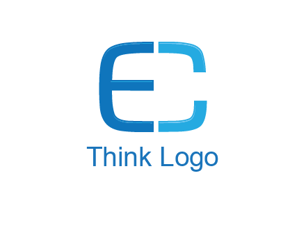 letter C forming letter E