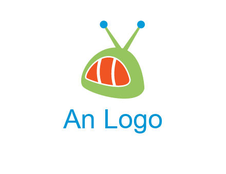 alien snail resembling a TV
