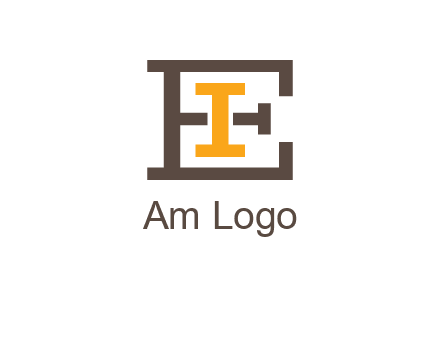 letter I in letter E