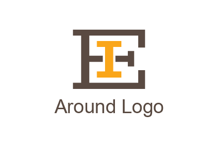 letter I in letter E
