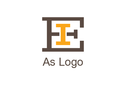 letter I in letter E