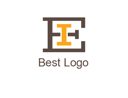letter I in letter E