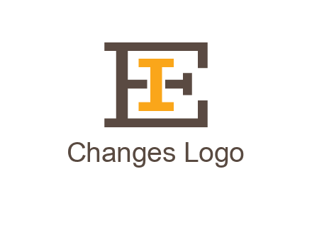 letter I in letter E