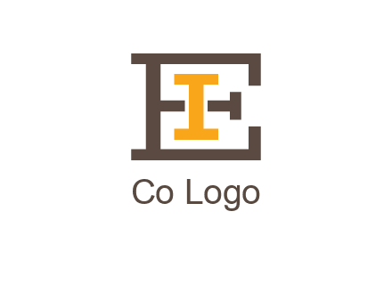 letter I in letter E