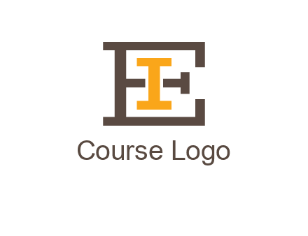 letter I in letter E