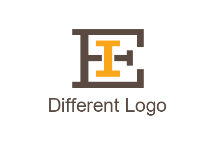letter I in letter E