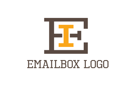 letter I in letter E