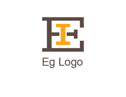 letter I in letter E