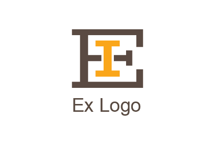 letter I in letter E