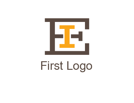 letter I in letter E