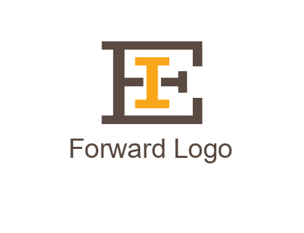 letter I in letter E