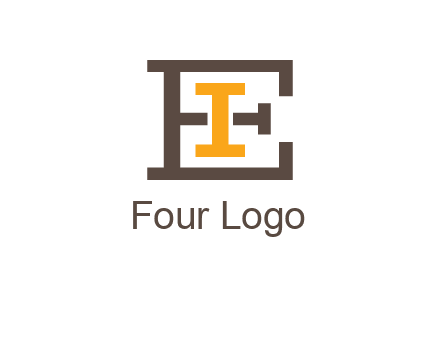 letter I in letter E