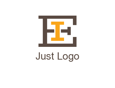 letter I in letter E