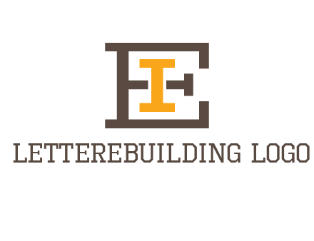 letter I in letter E