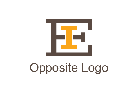 letter I in letter E