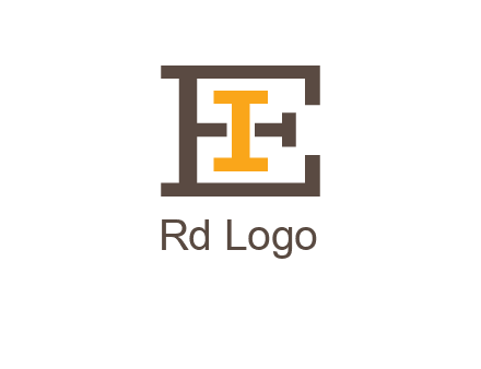 letter I in letter E