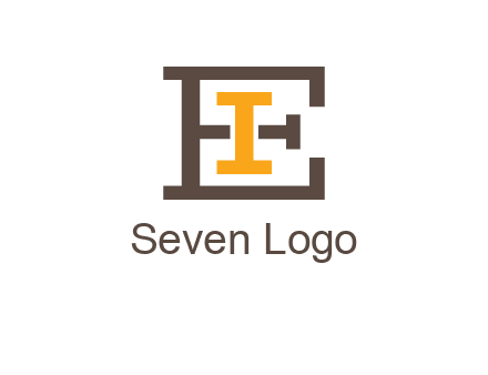 letter I in letter E