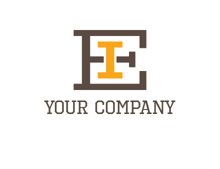 letter I in letter E