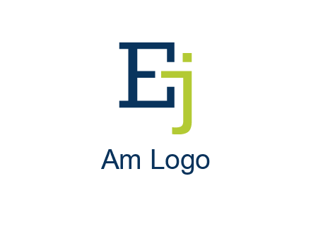 letter E and letter J together