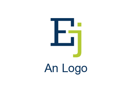 letter E and letter J together