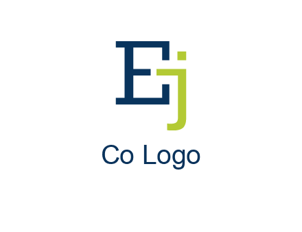 letter E and letter J together