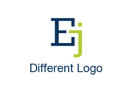 letter E and letter J together