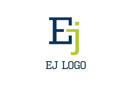 letter E and letter J together