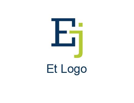 letter E and letter J together