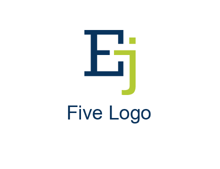 letter E and letter J together