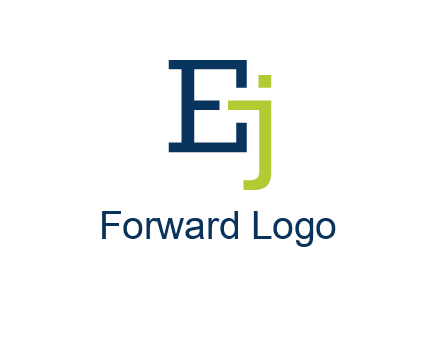 letter E and letter J together