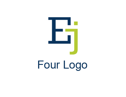 letter E and letter J together