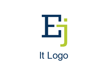 letter E and letter J together