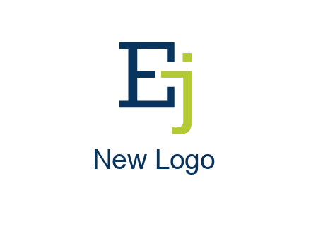 letter E and letter J together