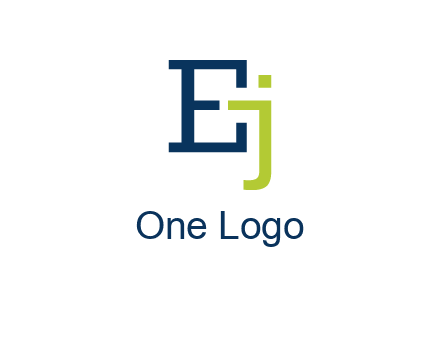 letter E and letter J together