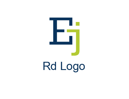 letter E and letter J together