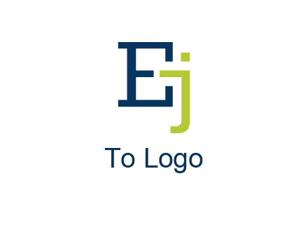 letter E and letter J together