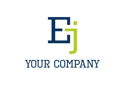 letter E and letter J together