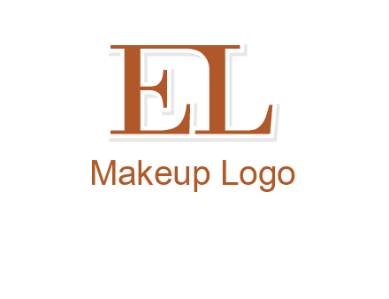 letter EL joined together