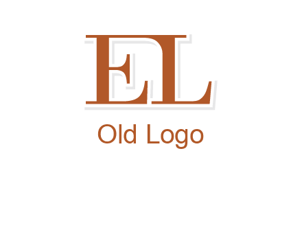 letter EL joined together