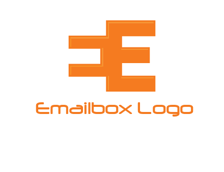 negative spacing letter E from letter E