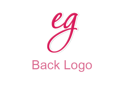 letter E and letter G joined together