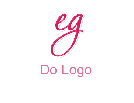 letter E and letter G joined together