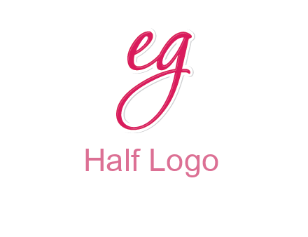 letter E and letter G joined together