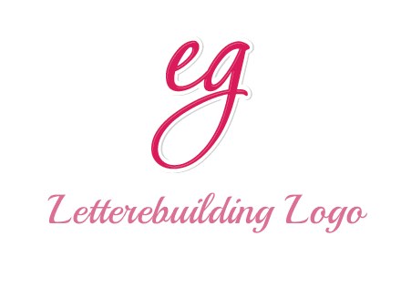 letter E and letter G joined together