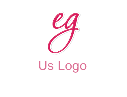 letter E and letter G joined together