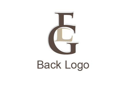 letter G forming letter E
